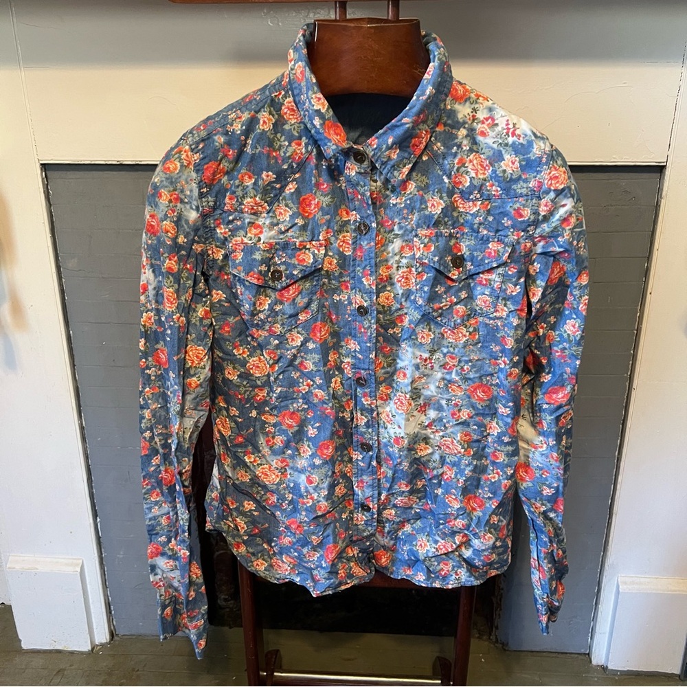 Bullhead Black Denim Shirt